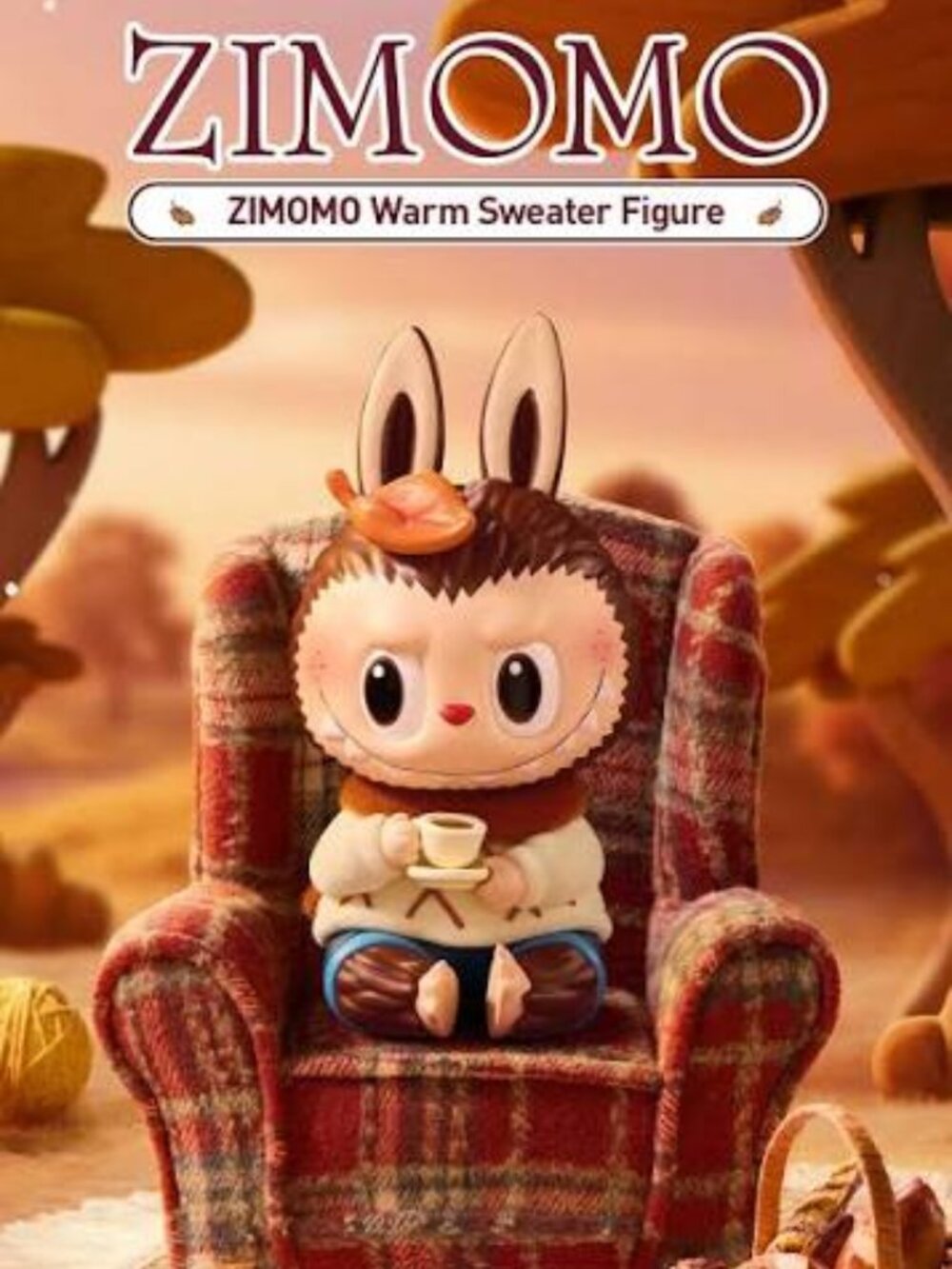 Pop Mart - ZIMOMO Warm Sweater Figure - Authentic - New Hang Card